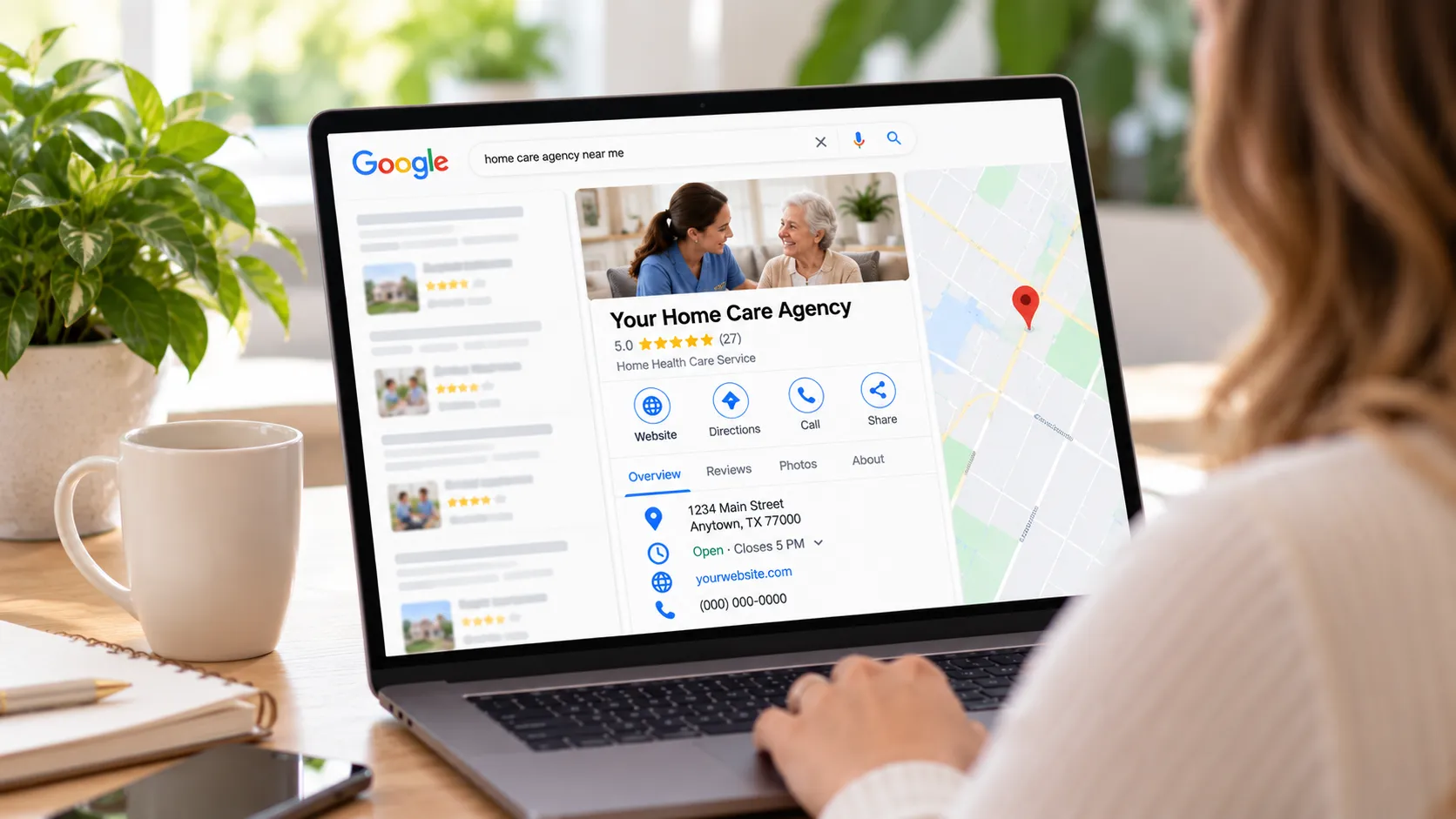 How to Set Up a Google Business Profile for Your Home Care Agency